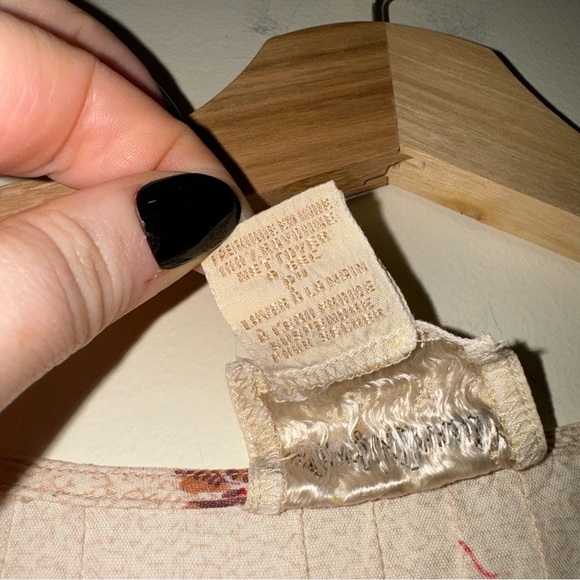 Women’s Vintage April Cornell Tan Cream Soft Floral Tank Top Maxi Dress Size: S - Picture 8 of 16